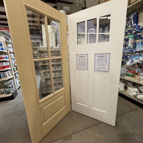 Interior doors.