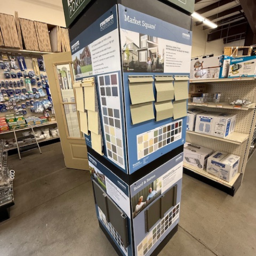 Vinyl siding.