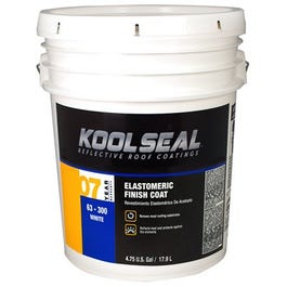 White Elastomeric Roof Coating , 4.75 Gals.
